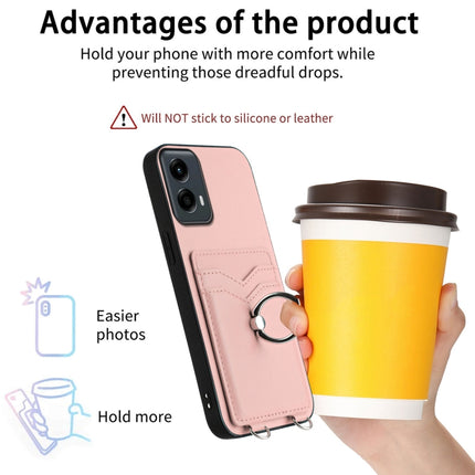 R20 Ring Card Holder Phone Case, For Motorola Moto G Play 2024 5G, For Motorola Moto G Stylus 5G 2024, For Motorola Moto G Play 2024 4G, For Motorola Moto G Power 5G 2024