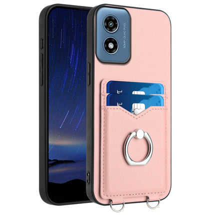R20 Ring Card Holder Phone Case, For Motorola Moto G Play 2024 5G, For Motorola Moto G Stylus 5G 2024, For Motorola Moto G Play 2024 4G, For Motorola Moto G Power 5G 2024