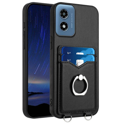 R20 Ring Card Holder Phone Case, For Motorola Moto G Play 2024 5G, For Motorola Moto G Stylus 5G 2024, For Motorola Moto G Play 2024 4G, For Motorola Moto G Power 5G 2024