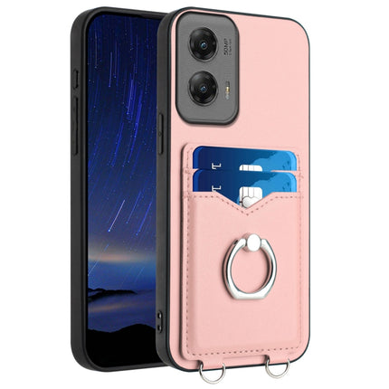 R20 Ring Card Holder Phone Case, For Motorola Moto G Play 2024 5G, For Motorola Moto G Stylus 5G 2024, For Motorola Moto G Play 2024 4G, For Motorola Moto G Power 5G 2024