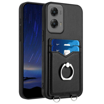 R20 Ring Card Holder Phone Case, For Motorola Moto G Play 2024 5G, For Motorola Moto G Stylus 5G 2024, For Motorola Moto G Play 2024 4G, For Motorola Moto G Power 5G 2024