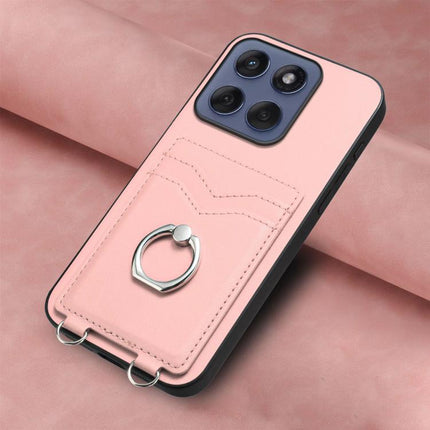 R20 Ring Card Holder Phone Case, For Motorola Edge 60 Fusion / Edge 60, For Motorola Edge 60 Stylus 5G, For Motorola Edge 50 Pro EU Edition, For Motorola Moto G 5G 2024