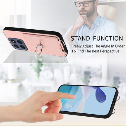 R20 Ring Card Holder Phone Case, For Motorola Edge 60 Fusion / Edge 60, For Motorola Edge 60 Stylus 5G, For Motorola Edge 50 Pro EU Edition, For Motorola Moto G 5G 2024