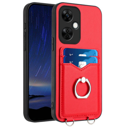 R20 Ring Card Holder Phone Case, For OnePlus 13T, For OnePlus Ace 5 / Ace 5 Pro, For OnePlus Nord CE4 / OPPO K12 5G, For OnePlus Nord CE3 Lite