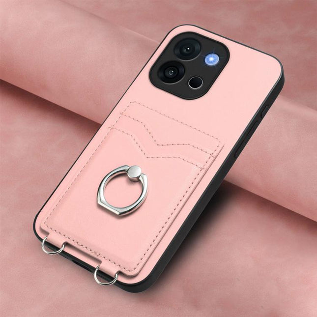 R20 Ring Card Holder Phone Case, For OnePlus 13T, For OnePlus Ace 5 / Ace 5 Pro, For OnePlus Nord CE4 / OPPO K12 5G, For OnePlus Nord CE3 Lite