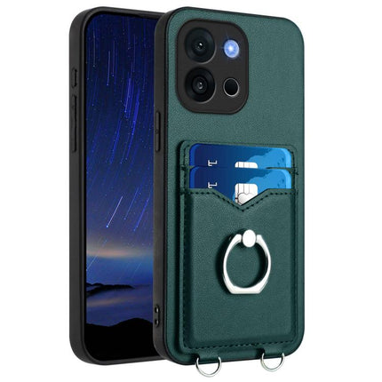 R20 Ring Card Holder Phone Case, For OnePlus 13T, For OnePlus Ace 5 / Ace 5 Pro, For OnePlus Nord CE4 / OPPO K12 5G, For OnePlus Nord CE3 Lite