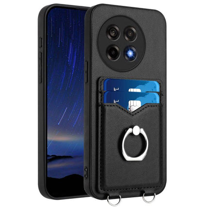 R20 Ring Card Holder Phone Case, For OnePlus 13T, For OnePlus Ace 5 / Ace 5 Pro, For OnePlus Nord CE4 / OPPO K12 5G, For OnePlus Nord CE3 Lite