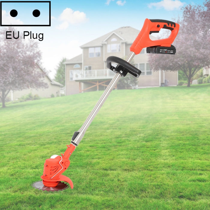 42V Portable Rechargeable Electric Lawn Mower Weeder, EU Plug, US Plug