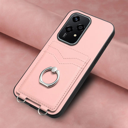 R20 Ring Card Holder Phone Case, For Honor 200 Lite Global, For Honor X8b Global, For Honor X9b / Magic6 Lite, For Honor X7b / Play 8T 5G