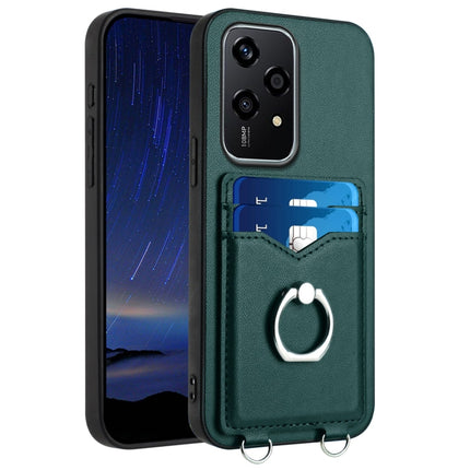 R20 Ring Card Holder Phone Case, For Honor 200 Lite Global, For Honor X8b Global, For Honor X9b / Magic6 Lite, For Honor X7b / Play 8T 5G