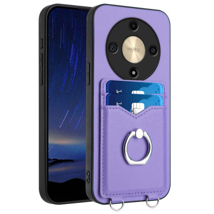R20 Ring Card Holder Phone Case, For Honor 200 Lite Global, For Honor X8b Global, For Honor X9b / Magic6 Lite, For Honor X7b / Play 8T 5G
