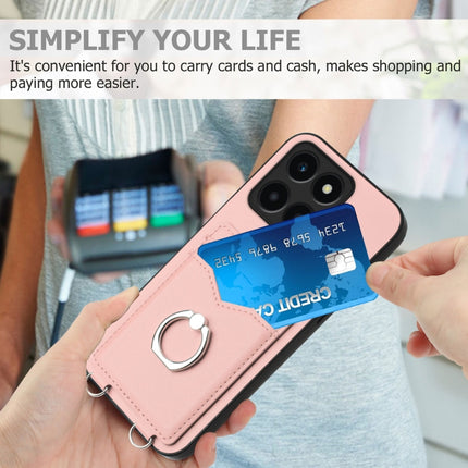 R20 Ring Card Holder Phone Case, For Honor X6a Global, For Honor 90, For Honor X50i, For Honor X7a / Play7T