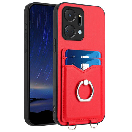 R20 Ring Card Holder Phone Case, For Honor X6a Global, For Honor 90, For Honor X50i, For Honor X7a / Play7T