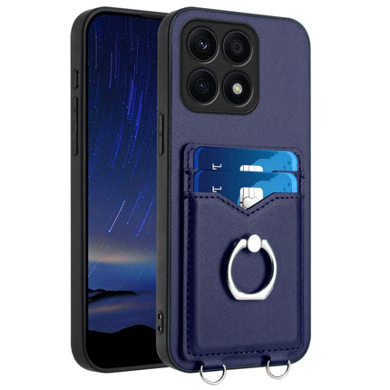 R20 Ring Card Holder Phone Case, For Honor X8a, For Honor X9a / Magic5 Lite