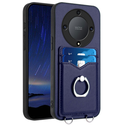 R20 Ring Card Holder Phone Case, For Honor X8a, For Honor X9a / Magic5 Lite