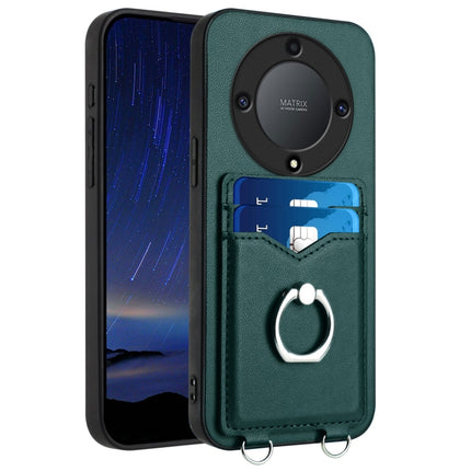 R20 Ring Card Holder Phone Case, For Honor X8a, For Honor X9a / Magic5 Lite