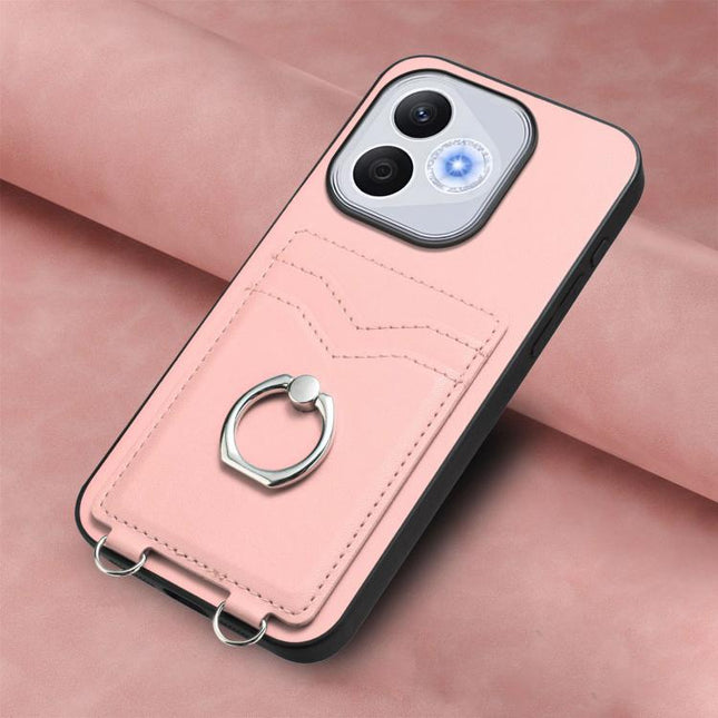 R20 Ring Card Holder Phone Case, For Honor 400 Lite Global / X70i, For Honor X8c 4G, For Honor X60 Pro / X9c / Magic7 Lite, For Honor X60 / X9c Smart