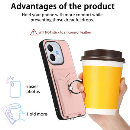R20 Ring Card Holder Phone Case, For Honor 400 Lite Global / X70i, For Honor X8c 4G, For Honor X60 Pro / X9c / Magic7 Lite, For Honor X60 / X9c Smart