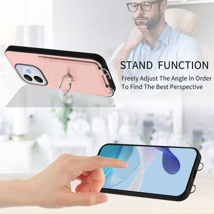 R20 Ring Card Holder Phone Case, For Honor 400 Lite Global / X70i, For Honor X8c 4G, For Honor X60 Pro / X9c / Magic7 Lite, For Honor X60 / X9c Smart