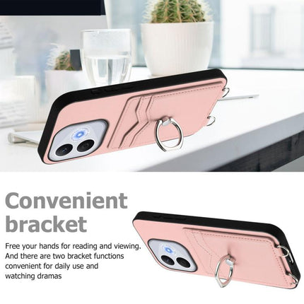 R20 Ring Card Holder Phone Case, For Honor 400 Lite Global / X70i, For Honor X8c 4G, For Honor X60 Pro / X9c / Magic7 Lite, For Honor X60 / X9c Smart