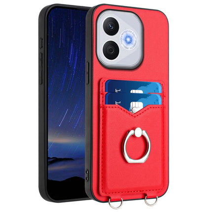 R20 Ring Card Holder Phone Case, For Honor 400 Lite Global / X70i, For Honor X8c 4G, For Honor X60 Pro / X9c / Magic7 Lite, For Honor X60 / X9c Smart