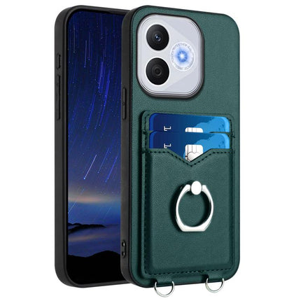 R20 Ring Card Holder Phone Case, For Honor 400 Lite Global / X70i, For Honor X8c 4G, For Honor X60 Pro / X9c / Magic7 Lite, For Honor X60 / X9c Smart