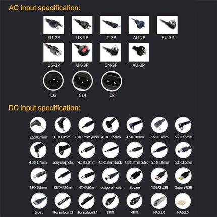 180W 19.5V 9.23A Laptop Notebook Power Adapter For Acer 5.5 x 1.7mm, EU Plug, US Plug, UK Plug, AU Plug