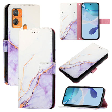 PT003 Marble Pattern Flip Leather Phone Case, For Oukitel C51, For Oukitel C38, For Oukitel C36 / C35, For Oukitel C33