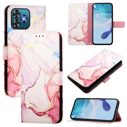 PT003 Marble Pattern Flip Leather Phone Case, For Oukitel C59 / C59 Pro, For Oukitel C53, For Oukitel C50, For Oukitel C37