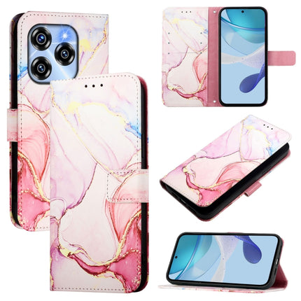 PT003 Marble Pattern Flip Leather Phone Case, For Oukitel C59 / C59 Pro, For Oukitel C53, For Oukitel C50, For Oukitel C37