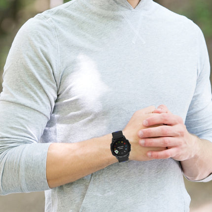 Silicone Two-color Strap, For Garmin Fenix 6X