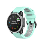 For Garmin Fenix 6 / Teal Grey