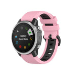 For Garmin Fenix 6 / Pink Black