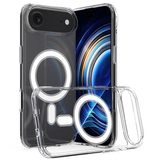 MagSafe Clear Acrylic PC Hybrid TPU Phone Case, For iPhone 18, For iPhone 18 Pro C-type, For iPhone 18 Pro, For iPhone 18 Pro Max C-type, For iPhone 18 Pro Max, For iPhone 17 Pro Max, For iPhone 17 Pro Max C-type, For iPhone 17 Pro                     ...