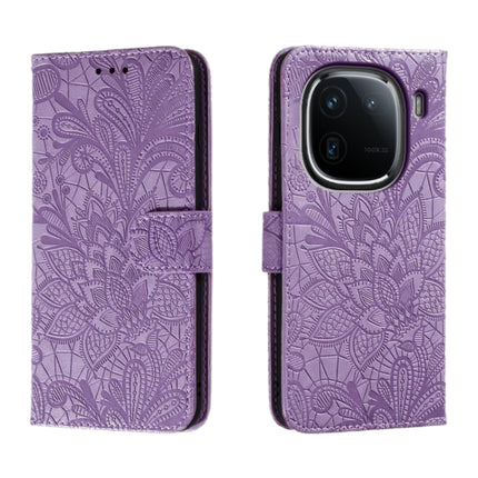Lace Flower Embossing Flip Leather Phone Case, For vivo S18E, For vivo S18, For vivo iQOO 12 Pro, For vivo iQOO 12