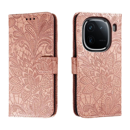 Lace Flower Embossing Flip Leather Phone Case, For vivo S18E, For vivo S18, For vivo iQOO 12 Pro, For vivo iQOO 12