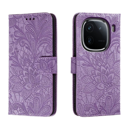 Lace Flower Embossing Flip Leather Phone Case, For vivo S18E, For vivo S18, For vivo iQOO 12 Pro, For vivo iQOO 12