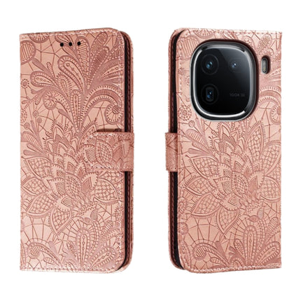 Lace Flower Embossing Flip Leather Phone Case, For vivo S18E, For vivo S18, For vivo iQOO 12 Pro, For vivo iQOO 12
