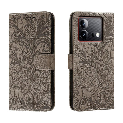 Lace Flower Embossing Flip Leather Phone Case, For vivo S17, For vivo S17E, For vivo iQOO Neo8, For vivo Y78