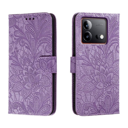 Lace Flower Embossing Flip Leather Phone Case, For vivo S17, For vivo S17E, For vivo iQOO Neo8, For vivo Y78