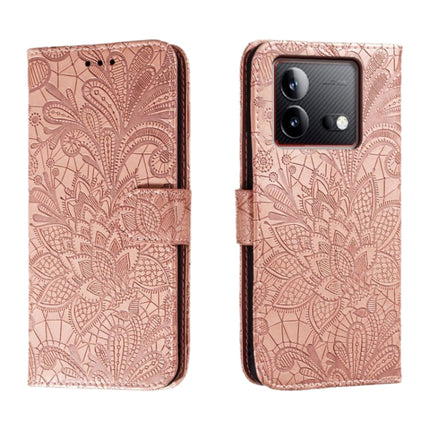 Lace Flower Embossing Flip Leather Phone Case, For vivo S17, For vivo S17E, For vivo iQOO Neo8, For vivo Y78