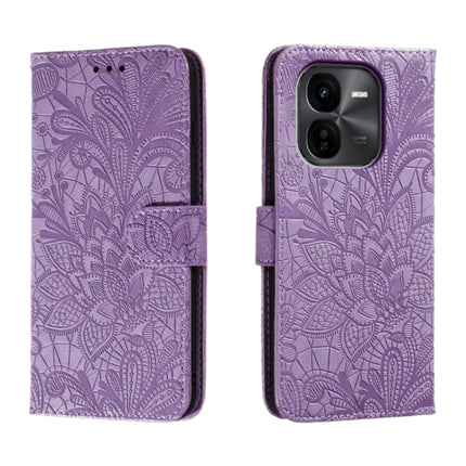 Lace Flower Embossing Flip Leather Phone Case, For vivo iQOO 15, For vivo Y500 5G, For vivo Y38, For vivo iQOO Z9X