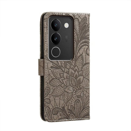 Lace Flower Embossing Flip Leather Phone Case, For vivo S17, For vivo S17E, For vivo iQOO Neo8, For vivo Y78