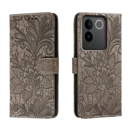Lace Flower Embossing Flip Leather Phone Case, For vivo S17, For vivo S17E, For vivo iQOO Neo8, For vivo Y78