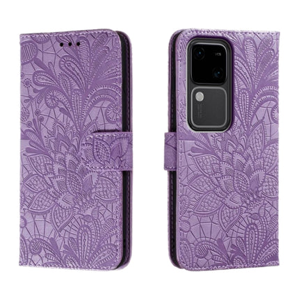 Lace Flower Embossing Flip Leather Phone Case, For vivo S18E, For vivo S18, For vivo iQOO 12 Pro, For vivo iQOO 12