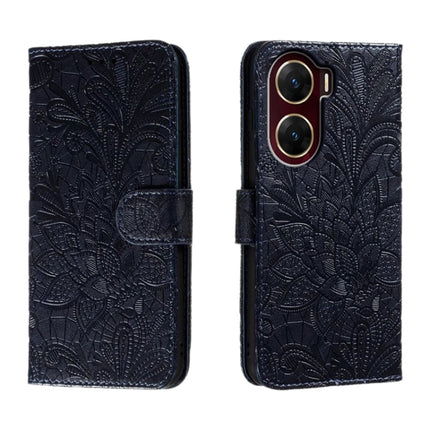 Lace Flower Embossing Flip Leather Phone Case, For vivo Y200 5G, For vivo Y17S, For vivo V29E, For vivo Y35M+