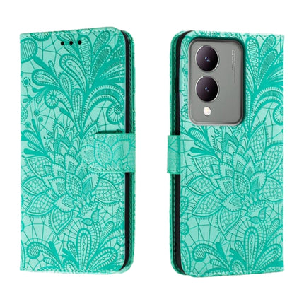 Lace Flower Embossing Flip Leather Phone Case, For vivo Y200 5G, For vivo Y17S, For vivo V29E, For vivo Y35M+