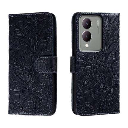 Lace Flower Embossing Flip Leather Phone Case, For vivo Y200 5G, For vivo Y17S, For vivo V29E, For vivo Y35M+