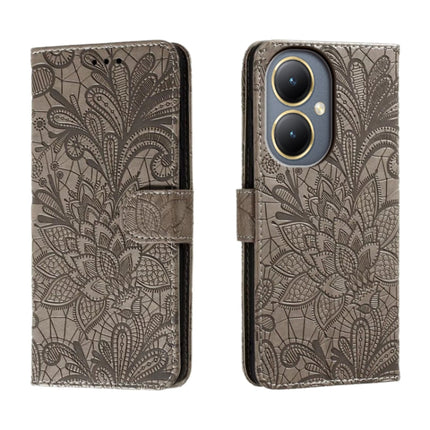 Lace Flower Embossing Flip Leather Phone Case, For vivo Y200 5G, For vivo Y17S, For vivo V29E, For vivo Y35M+