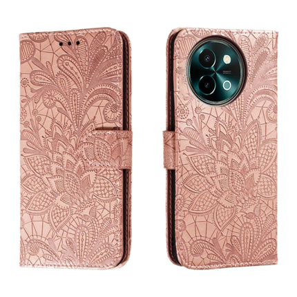Lace Flower Embossing Flip Leather Phone Case, For vivo iQOO 15, For vivo Y500 5G, For vivo Y38, For vivo iQOO Z9X